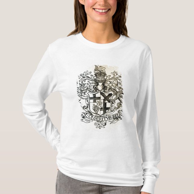 Camiseta Escudo de armas de Oliver Cromwell (Anverso)