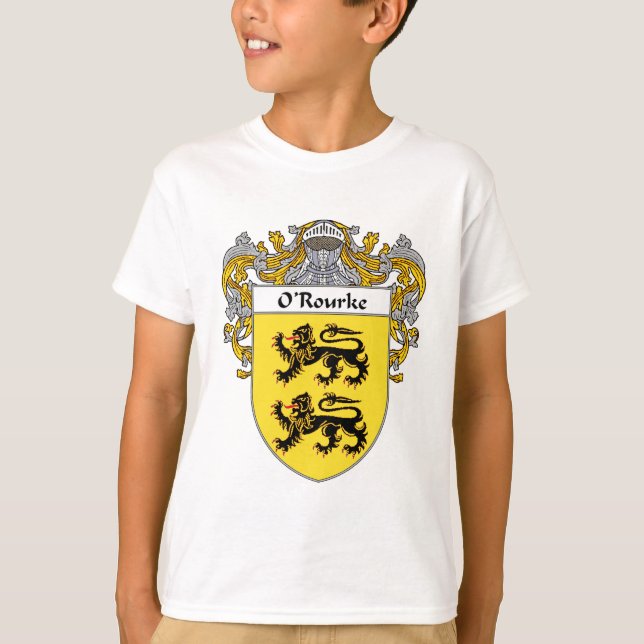 Camiseta Escudo de armas de O'Rourke (cubierto) (Anverso)