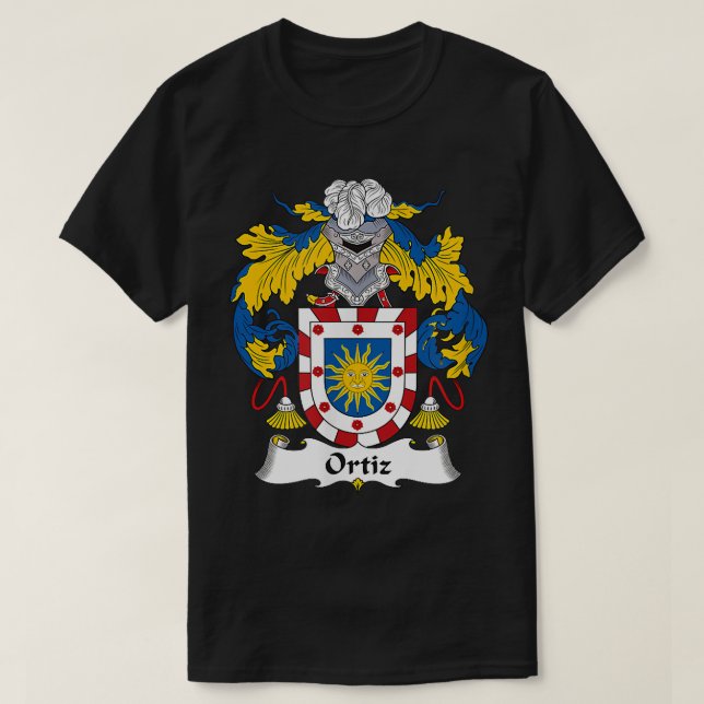 Camiseta Escudo de armas de Ortiz  (Diseño del anverso)