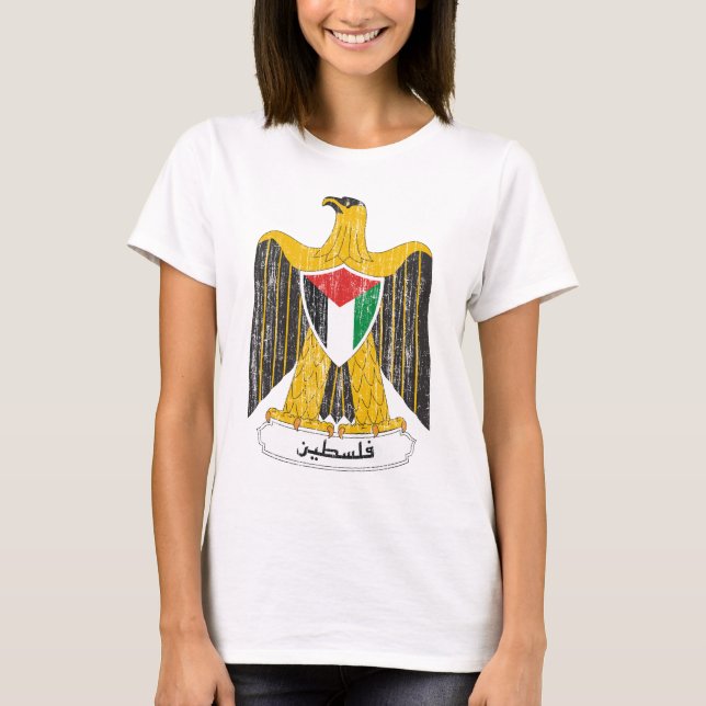 Camiseta Escudo de armas de Palestina (Anverso)