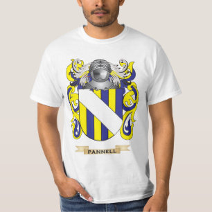 Camiseta Escudo de armas de Pannell (escudo de la familia)