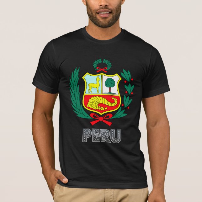Camiseta Escudo de armas de Perú (Anverso)