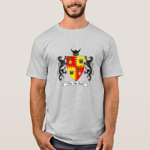 Camiseta Escudo de armas de pitido "Vine, vi, me pegué"