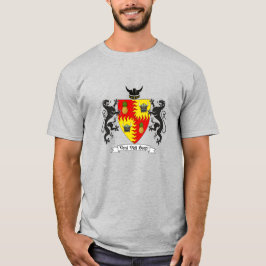 Camiseta Escudo de armas de pitido "Vine, vi, me sonrió"