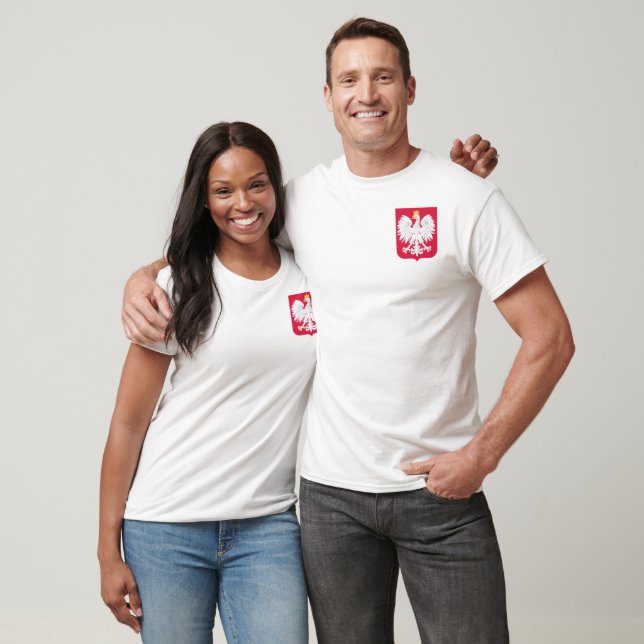 Camiseta Escudo de armas de Polonia (Unisexo)