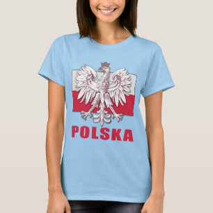 Camiseta Escudo de armas de Polonia Polska