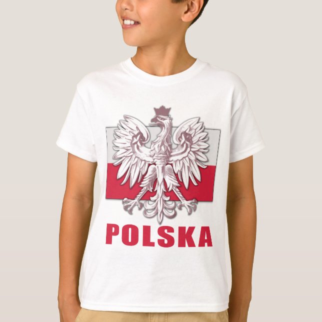 Camiseta Escudo de armas de Polonia Polska (Anverso)