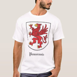 Camiseta Escudo de Armas de Pomerania Arte Majestuoso del G