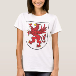 Camiseta Escudo de Armas de Pomerania Arte Majestuoso del G