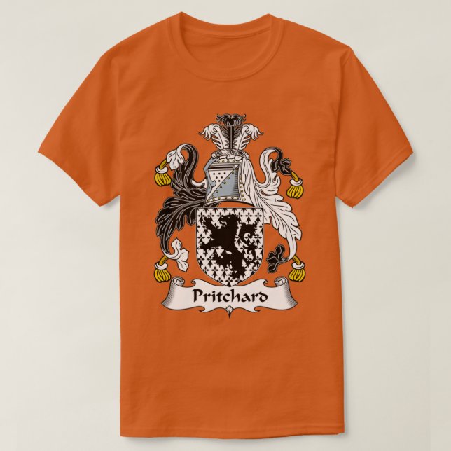 Camiseta Escudo de armas de Pritchard (Diseño del anverso)