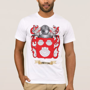 Camiseta Escudo de armas de Pryor (escudo de la familia)