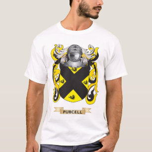 Camiseta Escudo de armas de Purcell (escudo de la familia)