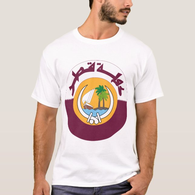 Camiseta escudo de armas de qatar (Anverso)