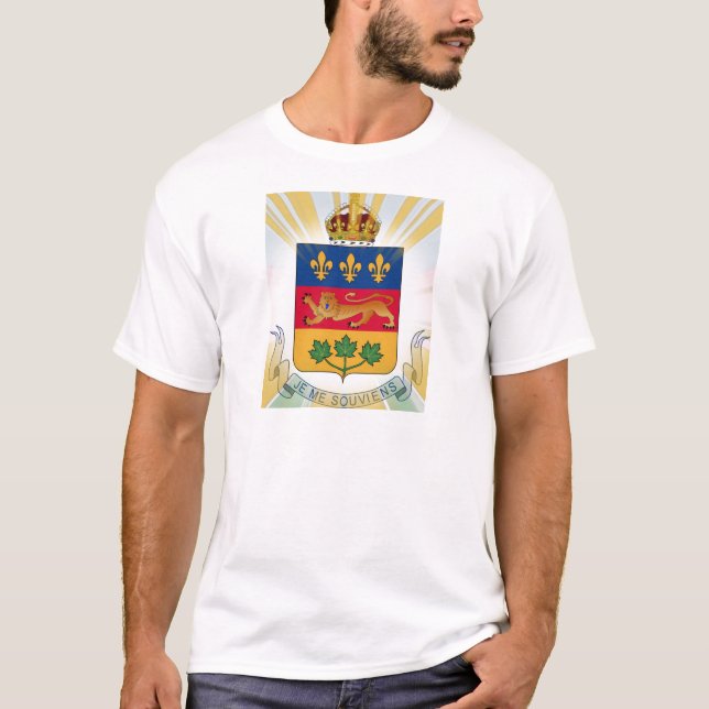 Camiseta Escudo de armas de Quebec (Anverso)