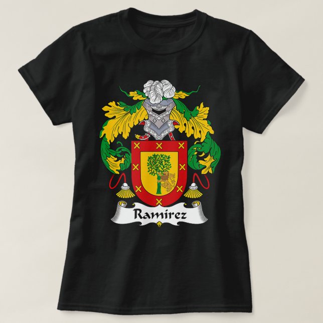 Camiseta Escudo de armas de Ramírez  (Diseño del anverso)