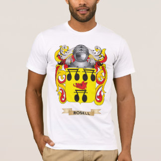Camiseta Escudo de armas de Rosell (escudo de la familia)