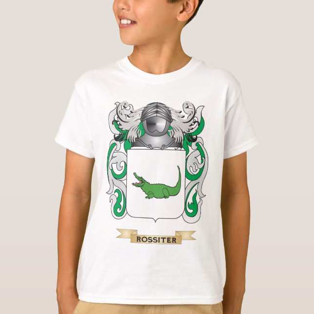 Camiseta Escudo de armas de Rossiter (escudo de la familia) (Anverso)