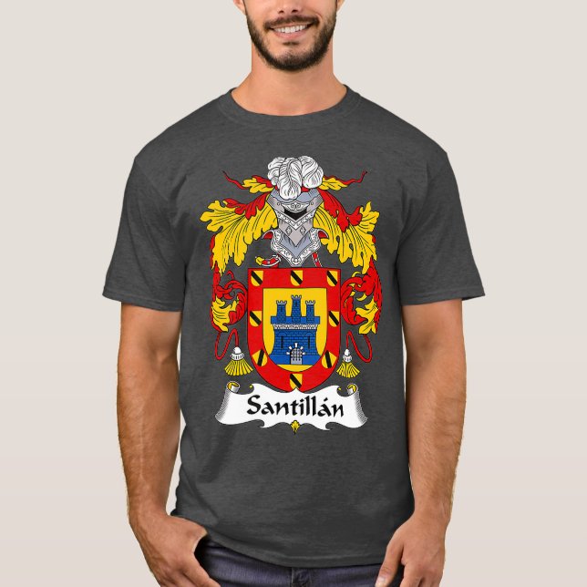 Camiseta Escudo de armas de Santillán (Anverso)