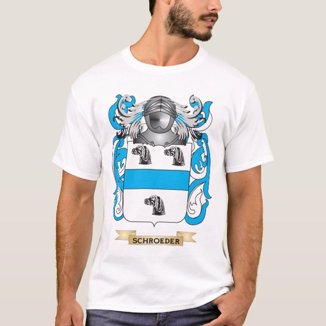 Camiseta Escudo de armas de Schroeder (escudo de la (Anverso)