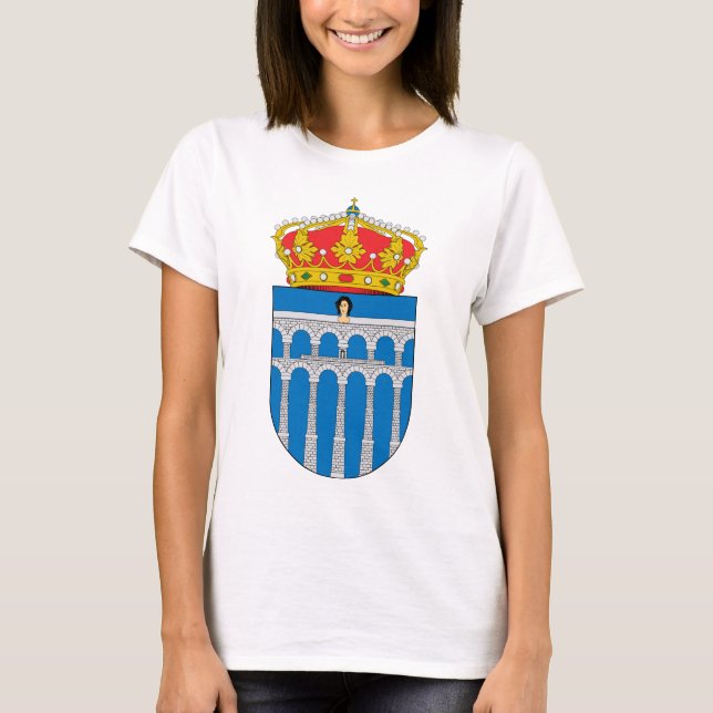 Camiseta Escudo de armas de Segovia (España) (Anverso)