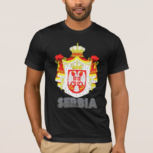 Camiseta Escudo de armas de Serbia (Anverso)