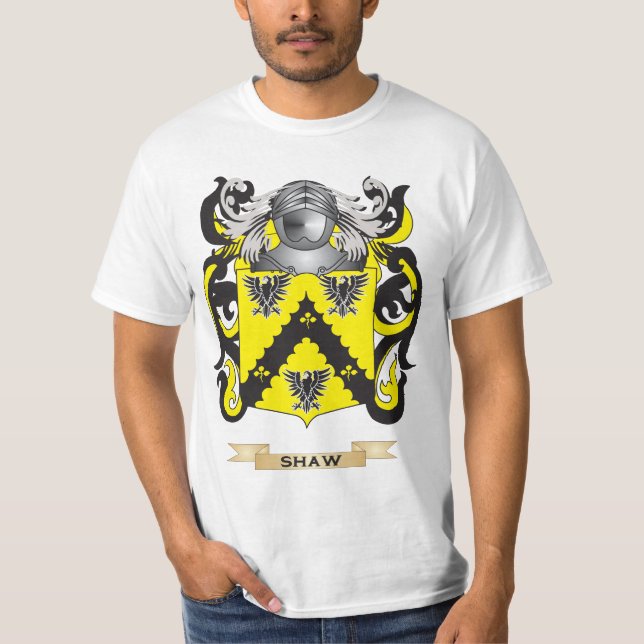Camiseta Escudo de armas de Shaw (escudo de la familia) (Anverso)