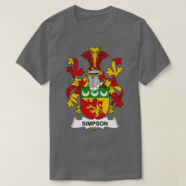 Camiseta Escudo de armas de Simpson (Diseño del anverso)