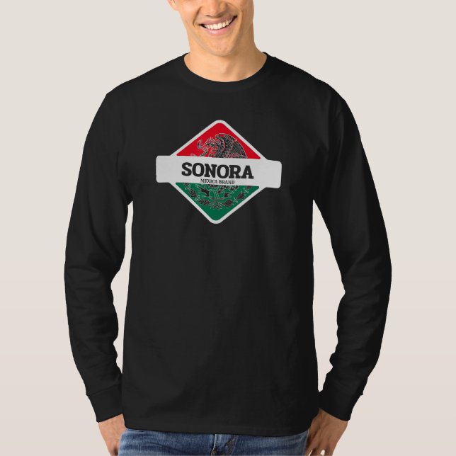 Camiseta Escudo De Armas De Sonora México (Anverso)