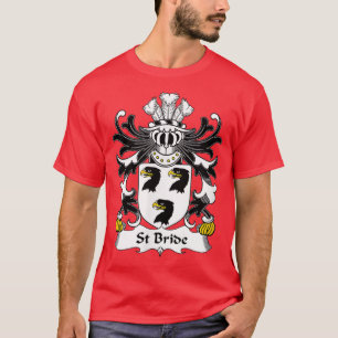 Camiseta Escudo de Armas de St Bride Cresta Familiar