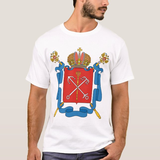 Camiseta Escudo de armas de St Petersburg (Anverso)