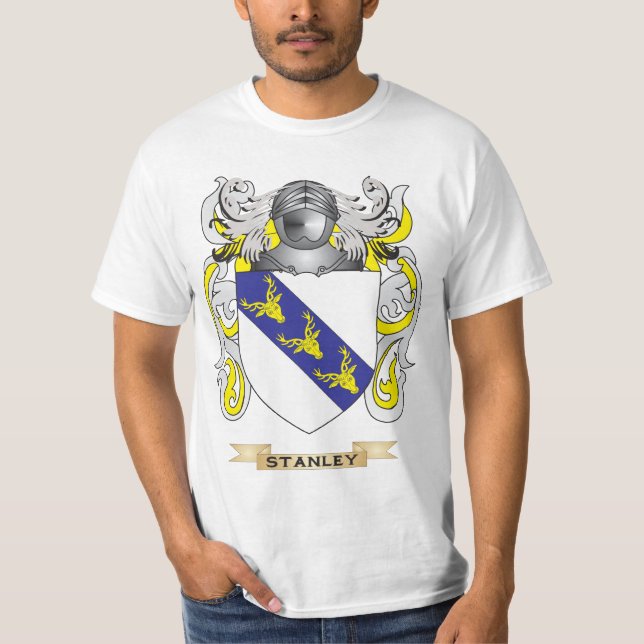 Camiseta Escudo de armas de Stanley (escudo de la familia) (Anverso)