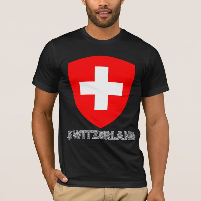 Camiseta Escudo de armas de Suiza (Anverso)