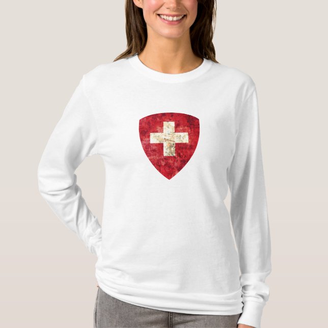 Camiseta Escudo de armas de Suiza (Anverso)