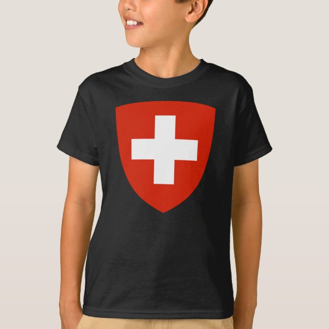 Camiseta Escudo de armas de Suiza (Anverso)