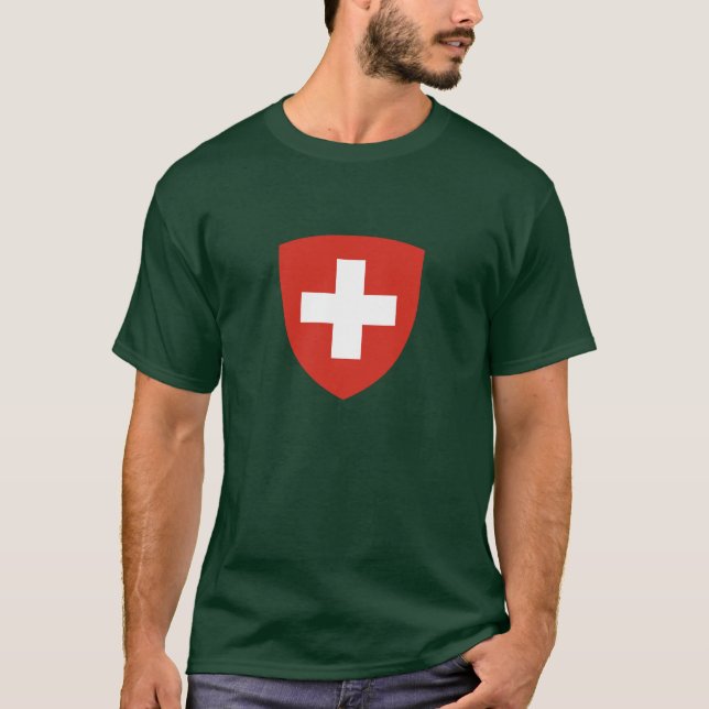 Camiseta Escudo de armas de Suiza (Anverso)