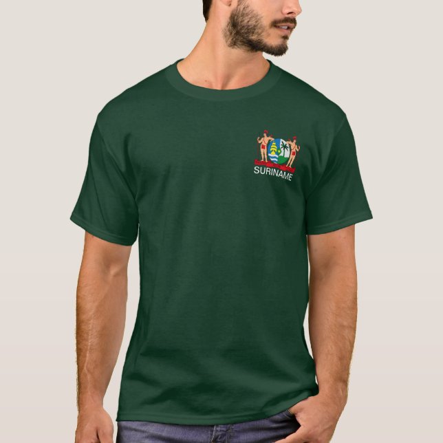 Camiseta Escudo de armas de Suriname (Anverso)