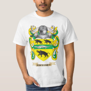 Camiseta Escudo de armas de Sweeney (escudo de la familia)