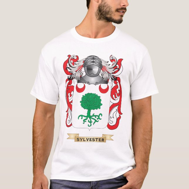 Camiseta Escudo de armas de Sylvester (escudo de la (Anverso)