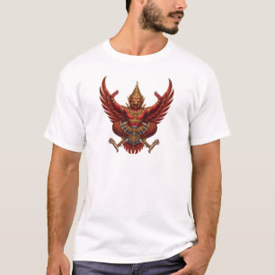 Camiseta Escudo de armas de Tailandia símbolo de la bandera