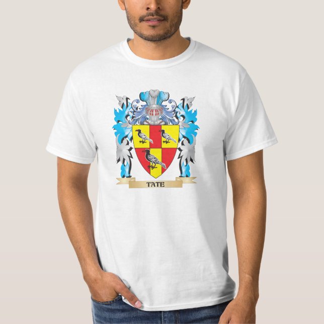 Camiseta Escudo de armas de Tate - escudo de la familia (Anverso)