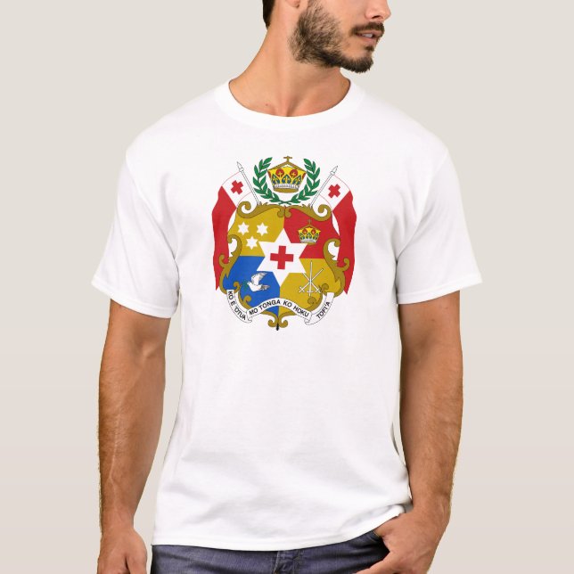 Camiseta Escudo de armas de Tonga (Anverso)