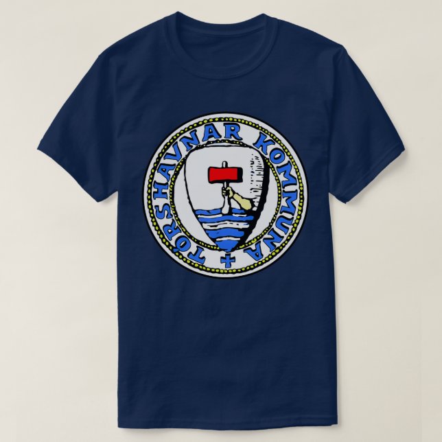 Camiseta Escudo de armas de Trshavn (Diseño del anverso)