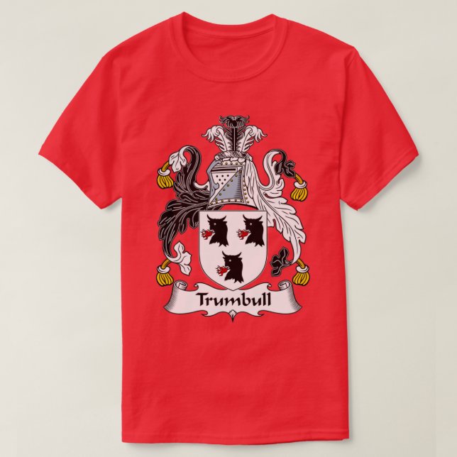 Camiseta Escudo de armas de Trumbull (Diseño del anverso)