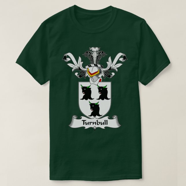 Camiseta Escudo de armas de Turnbull Crest ShirtTShirt (Diseño del anverso)