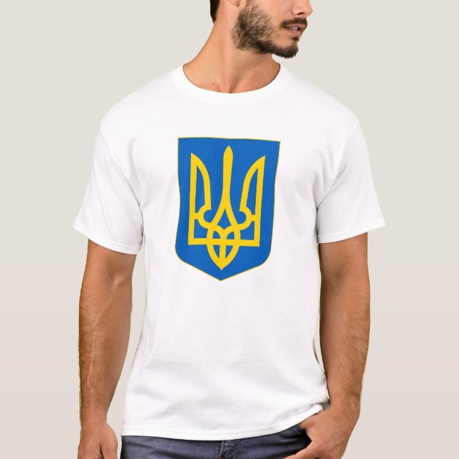 Camiseta Escudo de armas de Ucrania (Anverso)