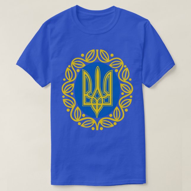 Camiseta Escudo de armas de Ucrania (Diseño del anverso)