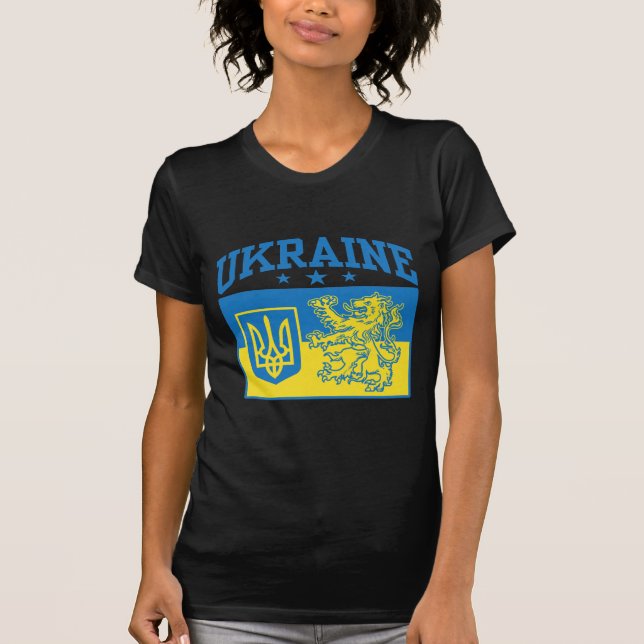 Camiseta Escudo de armas de Ucrania (Anverso)