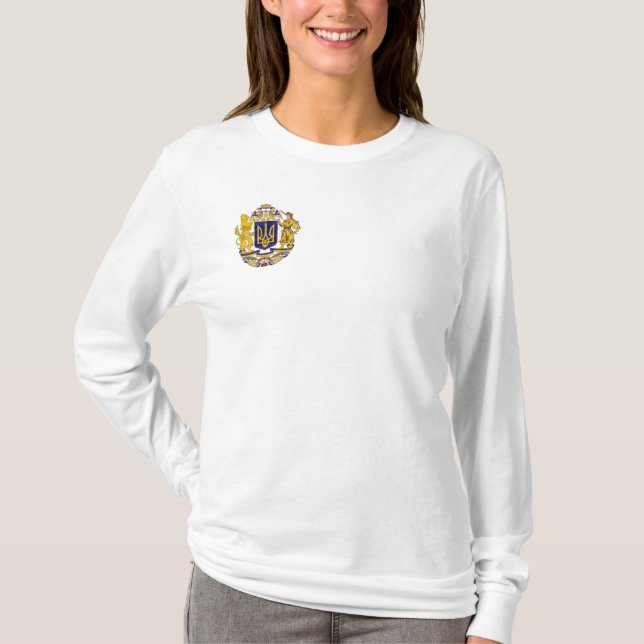 Camiseta escudo de armas de Ucrania (Anverso)