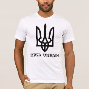 Camiseta Escudo de armas de Ucrania de Eslava Ukraini