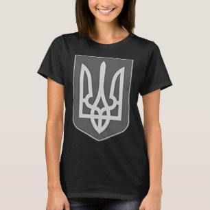 Camiseta Escudo de Armas de Ucrania Emblema de Tridente de